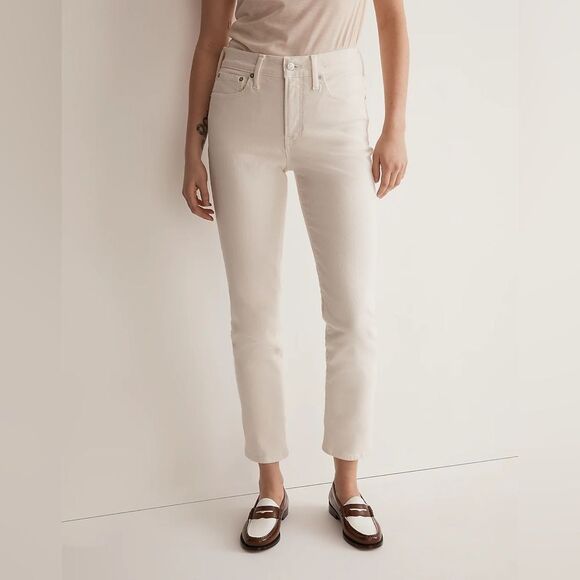 NWT Madewell The Perfect Vintage Jean in Tile White